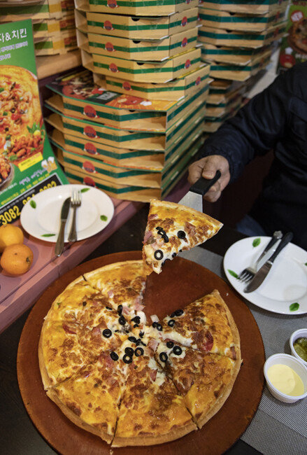 베이컨 포테이토 피자 라지 ‘16,900원’