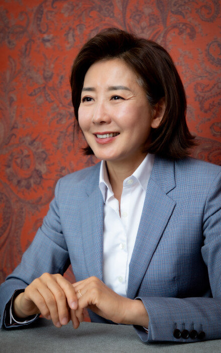 나경원 당선인은 날로 심각해지는 인구문제와 기후변화에 특별한 관심을 보였다. [박해윤 기자]