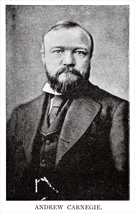 돈을 기부하는 대신 직접 자선 활동을 한 앤드루 카네기. [GETTYIMAGES]