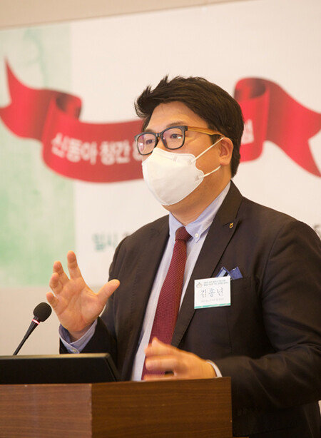 김홍년 NH농협금융지주 금융연구센터 연구위원은 “농협은 ESG 개념을 경영 전반에 접목시켜 지속가능한 경제 성장 패러다임을 마련했다”고 말했다.  [지호영 기자] 