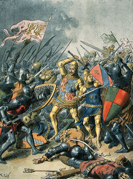 백년전쟁은 표면상 영국 왕이 프랑스의 왕위 계승권을 주장하며 일으킨 전쟁이다.
Gettyimage