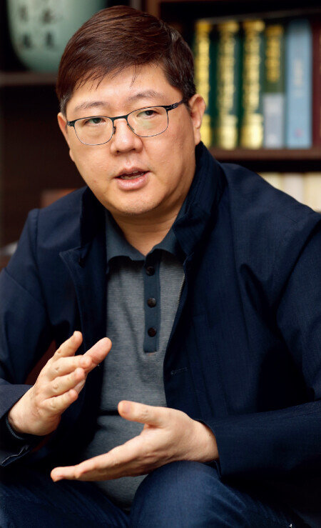 김홍걸 민화협 대표 상임의장. [김형우 기자] 