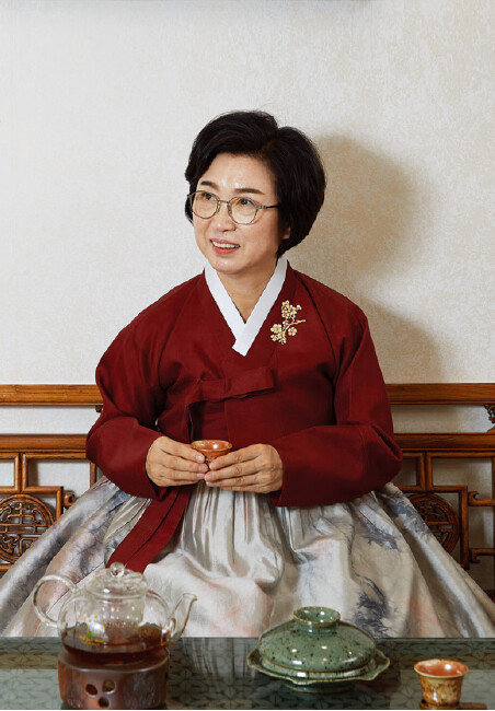 한복연구가 김미지 무봉채한복 대표.