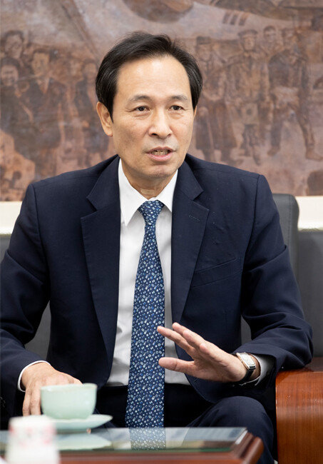 우상호 민주당 비대위원장. [지호영 기자]