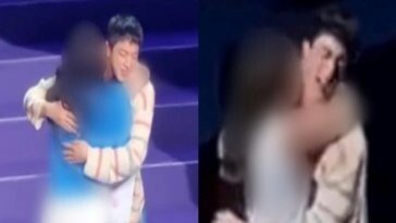 BTS 진에 기습 뽀뽀한 팬들 성추행 논란…경찰 내사 착수