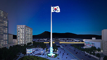 광화문에 100m 높이 태극기 게양한다…서울시, 110억원 투입