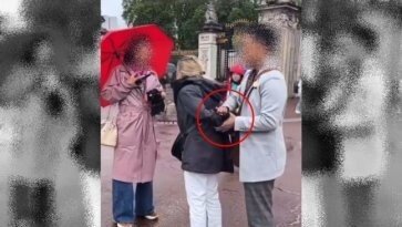 “움직이지 마!”… 英 왕궁서 소매치기 제압한 관광객들