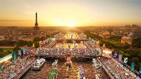 파리에 석양 지면… 센강-하늘 모두 ‘올림픽 무대’
