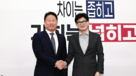 국회 찾은 최태원, 여야 대표와 ‘반도체 특별법·AI 기본법’ 논의