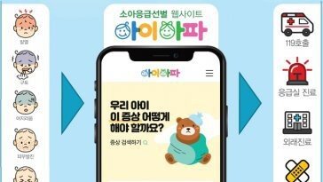 “아이 응급실 가야할지 34개 증상별 알려줘요”