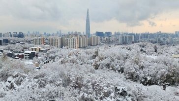 117년 만에 서울 11월 가장 많은 눈…모레까지 전국 최대 30cm 더 온다 