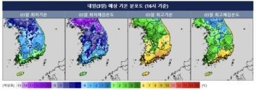 하루 만에 기온 10도 떨어진다…바람도 불어 체감온도 ‘뚝’