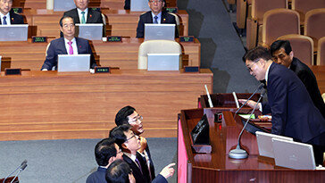 ‘4.1조 감액·증액 0원’ 野예산안 본회의 통과…내년 예산 673.3조원