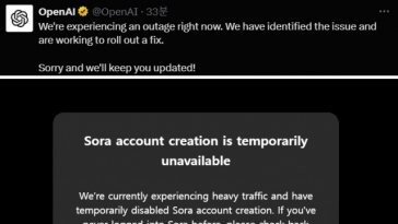 챗GPT 접속장애… 동영상 생성 AI ‘소라’ 트래픽 과다 추정