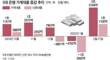 가계대출 다시 들썩… 2월 5조 늘어 ‘4년만에 최대’