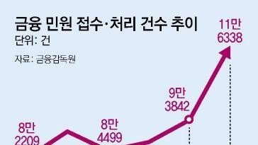 금융 민원, 작년 11만건 넘어 사상 최고… ELS-티메프사태 등 영향