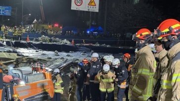 영정사진 속 ‘수줍은 미소’ 띤 얼굴…‘광명 붕괴 사고’ 희생자 빈소 마련