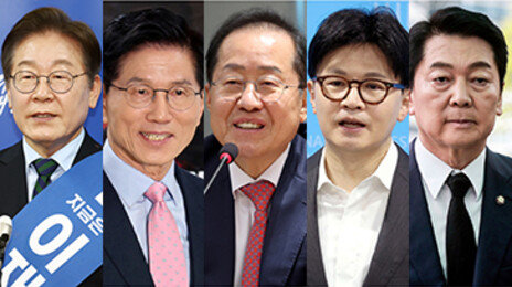 이재명 지지율 41%, 김문수 홍준표 10% 한동훈 8%