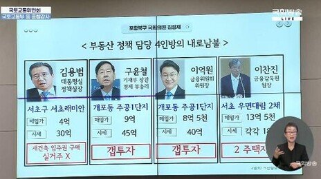 국토장관 “李대통령-이억원 등에 집 팔라고 건의? 검토해 보겠다”
