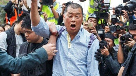 中 “지미 라이는 反中시위 주모자”…트럼프 석방 요구설에 선그어