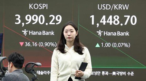 ‘3% 급락’ 코스피, 시총 ‘톱10’ 줄하락…3900선도 붕괴