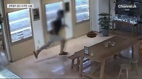 10돈 금목걸이 차고 줄행랑 男중학생, 女화장실서 붙잡혀