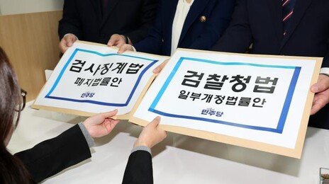 검사도 일반 공무원처럼 파면…與 검사징계법 폐지안 발의