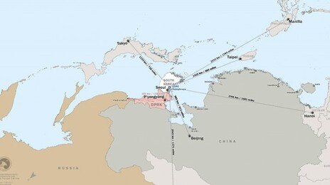 뒤집힌 지도 내민 브런슨 “주한미군이 동북아 안정의 핵심”