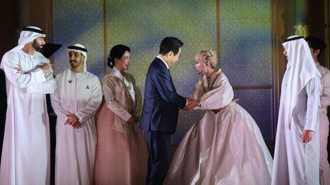 李 “형제의 나라 넘어 100년 동행” 무함마드 “국방협력도 확대”