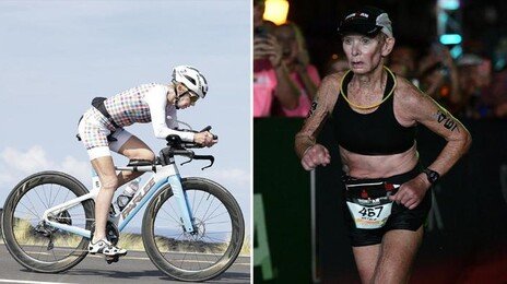“나이는 숫자에 불과”…美 80세 여성, 철인 3종 최고령 완주