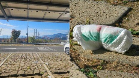 케이블카 주차장에 ‘똥 기저귀’까지 투척…버려진 양심