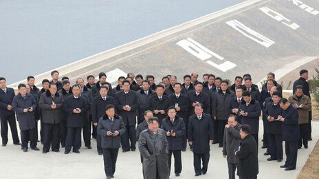김정은, 강원도 6번째 ‘수력 회양발전소’ 준공식 참석…“지방개변 선두”