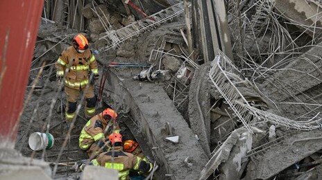 광주대표도서관 붕괴 사고 노동자, 지하 2층 매몰 추정