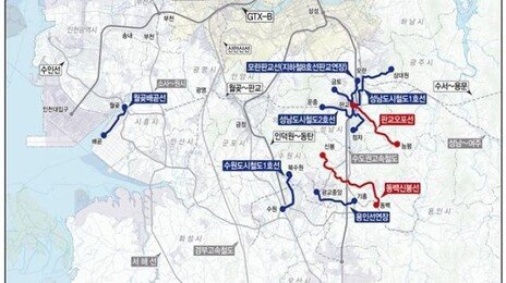 ‘제2차 경기도 도시철도망 계획’ 최종 승인…12개 노선 반영