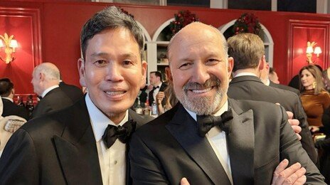 정용진, 美서 트럼프 주니어-파라마운트 CEO와 회동