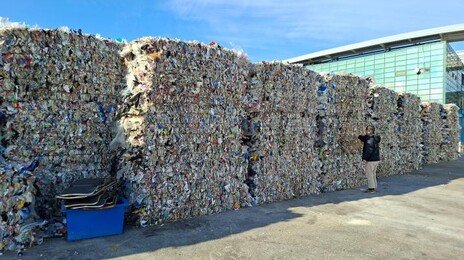 고성군, 폐기물속 재활용품 종류별 걸러내 쓰레기 30% 줄인다