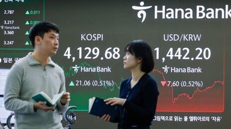 외국인 1.7조 순매수…환율 9.5원 내린 1440.3원 마감