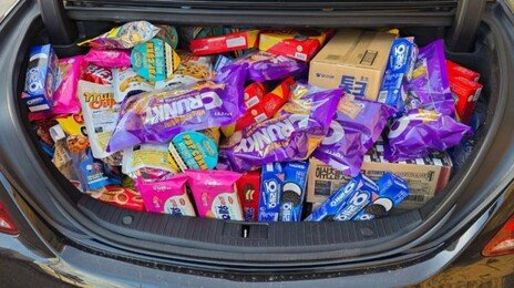 트렁크 가득 과자에 짜장면 50그릇 선결제…평범한 남성의 따뜻한 선행