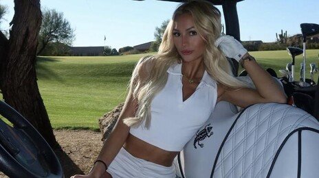 노출 골프웨어에 시끌 “보기 불편”vs“표현 자유”…美인플루언서 논란