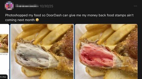 덜익은 고기, 파리 합성…배달음식 환불 받으려 ‘AI 조작’