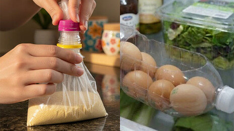 “생수병, 버리지 말고 자르자”…주방 밀폐 용기 끝판왕 [알쓸톡]