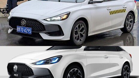 北 신형 세단 ‘천리마’, 중국 MG-5 로고-외관만 바꿨나