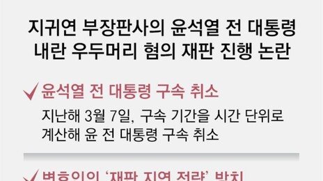 “지귀연, 침대변론 방치… 신속재판 지휘권 제대로 행사 안해”