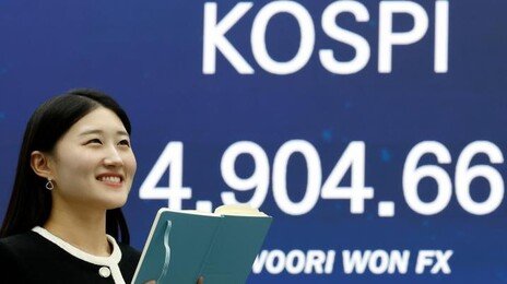 코스피 4900선 안착, 로봇주 질주…현대차 시총 3위로