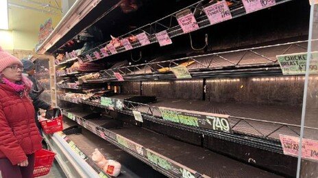 북미 덮친 영하 40~50도 ‘재앙 한파’…마트 사재기-정전 속출