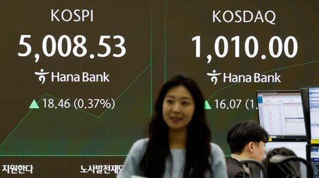 4년만에 천스닥…코스닥 장중 1000선 돌파