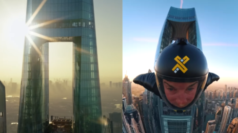 “AI 아니고 진짜” 시속 200km로 ‘바늘귀’ 호텔 관통