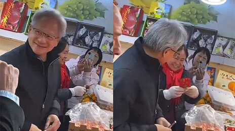 젠슨 황, 탕후루 1만 원어치 사고 12만 원 건넸다