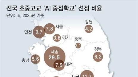 ‘AI학교’ 불안한 시동… 지역 편차 최대 15배