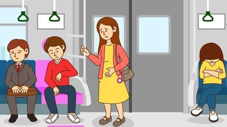 임산부 배려석 요청했다가…“거지 같다” 막말 들어